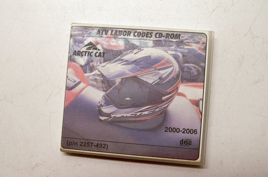 OEM Arctic Cat 2257-492 2000-2006 ATV Labor Codes CD-ROM