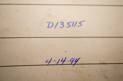 Tecumseh D135115 Mechanics Manual