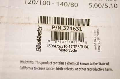 Bikemaster 374631 Motorcycle Tube NOS