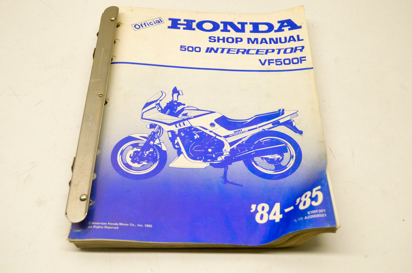 OEM Honda 61MF201 Service Manual
