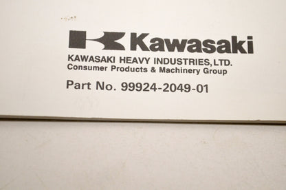 OEM Kawasaki 99924-2049-01 Service Manual