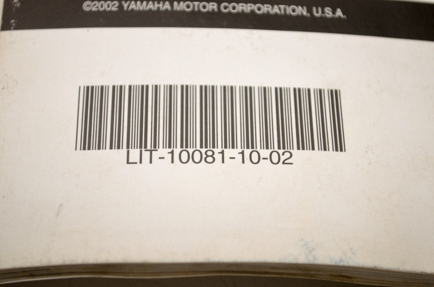 OEM Yamaha LIT-10081-10-02 Parts Catalog
