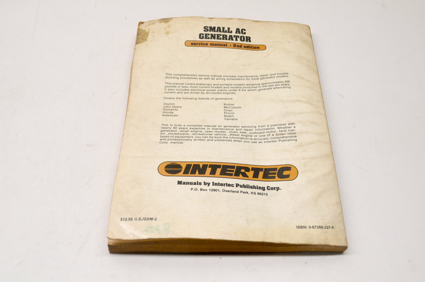 Intertec GSM-2 Service Manual