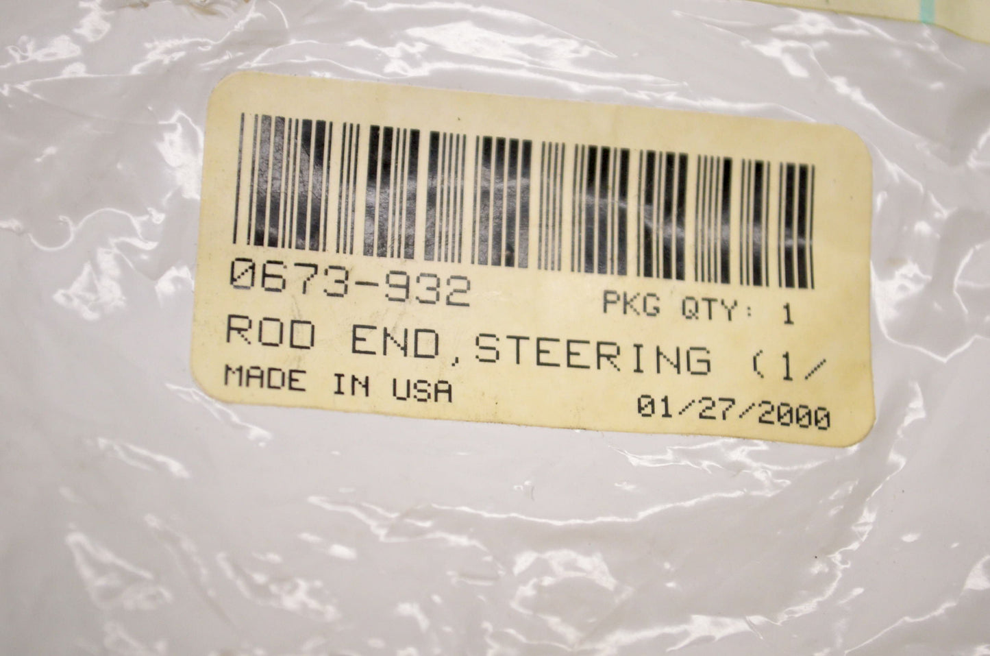 OEM Arctic Cat 0673-932 Tie Rod End 1/4-28 NOS