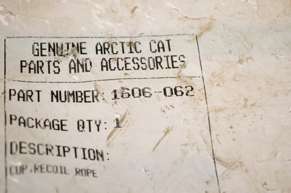 OEM Arctic Cat 1606-062 Recoil Rope Cup NOS