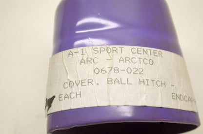 OEM Arctic Cat 0678-022 Purple Ball Hitch Cover NOS