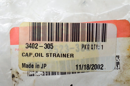 OEM Arctic Cat 3402-305 Oil Strainer Cap NOS