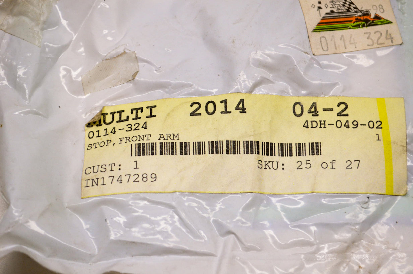OEM Arctic Cat 0114-324 Arm Stop NOS