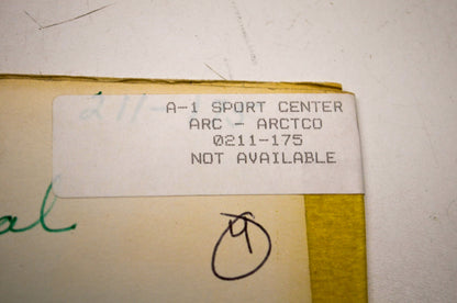 OEM Arctic Cat 0211-175 Dash Decal NOS