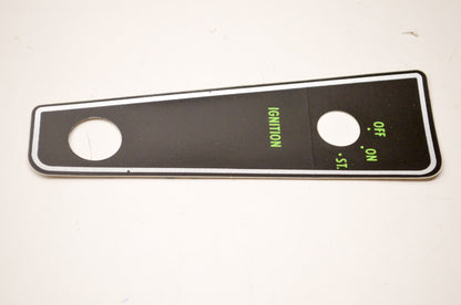 OEM Arctic Cat 0211-126 Dash Decal NOS