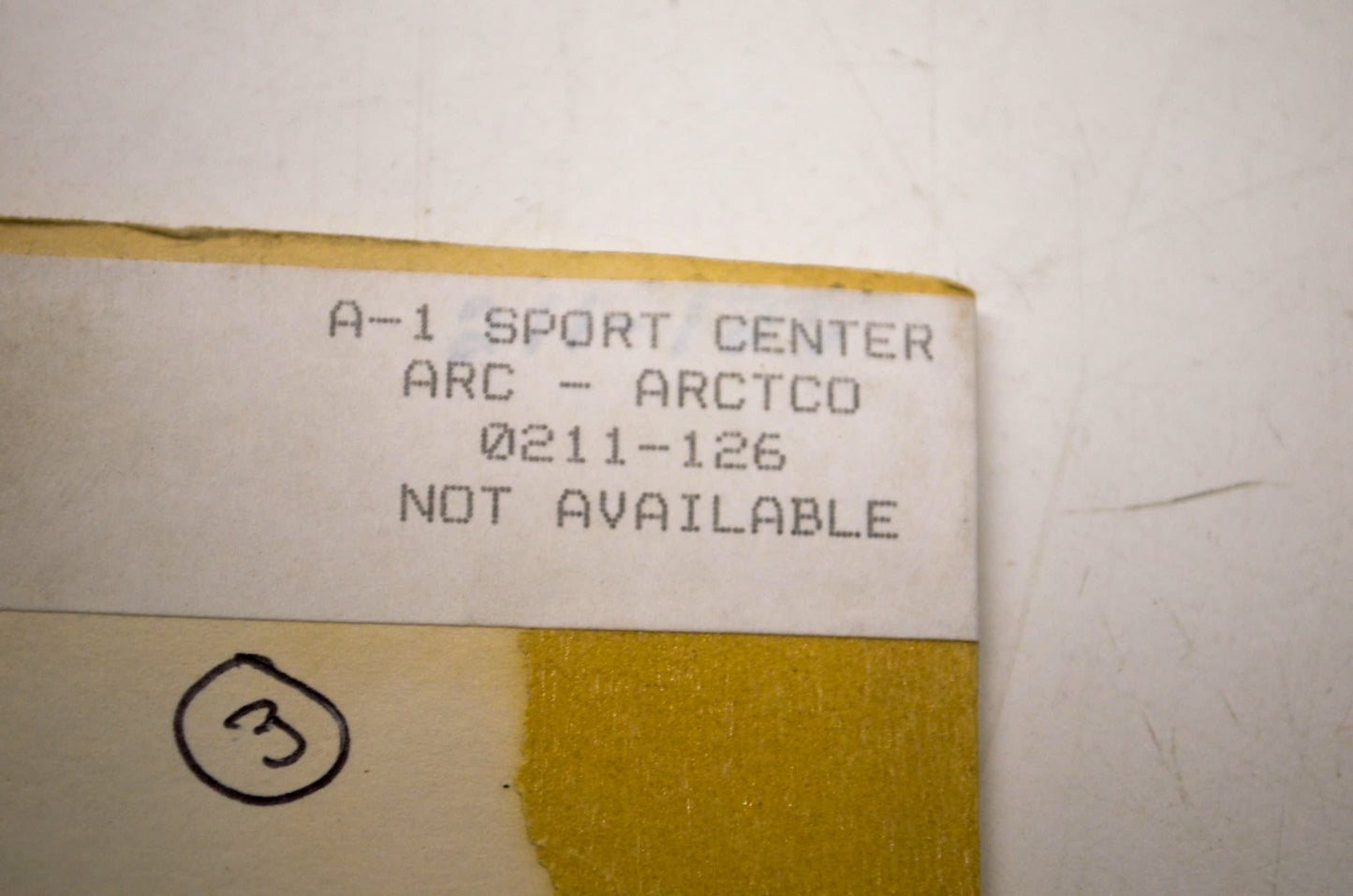 OEM Arctic Cat 0211-126 Dash Decal NOS