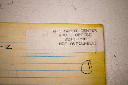 OEM Arctic Cat 0211-298 Warning Decal NOS