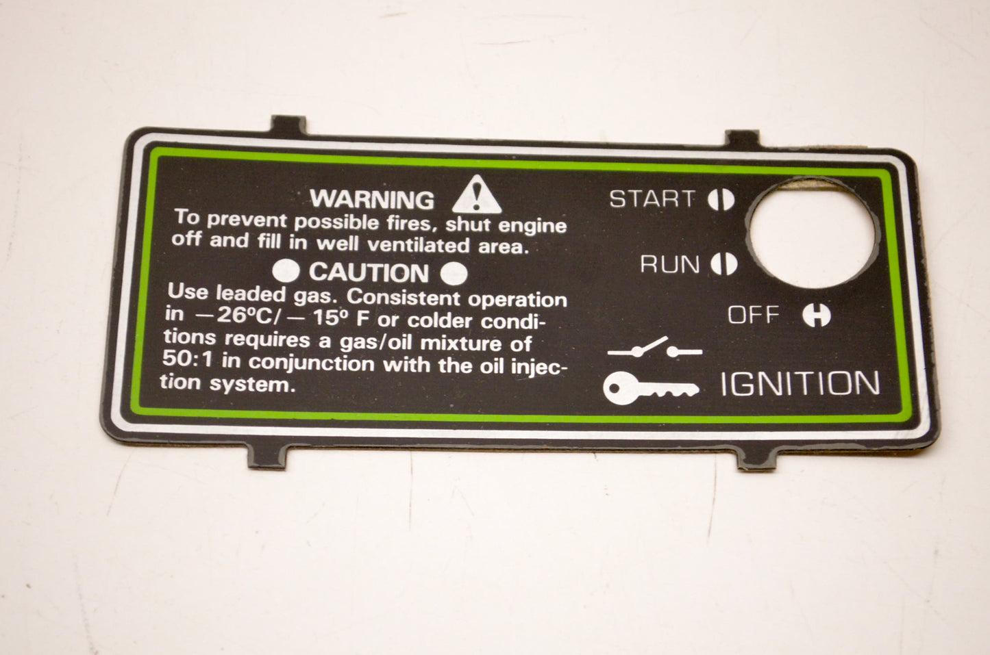 OEM Arctic Cat 0611-364 Dash Decal NOS
