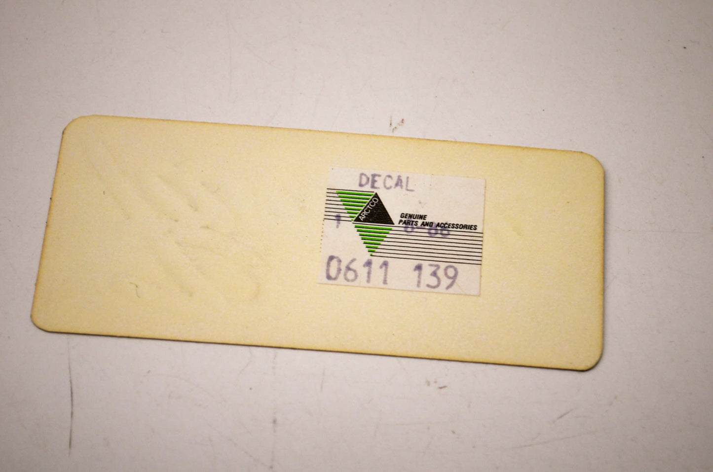 OEM Arctic Cat 0611-139 Decal NOS