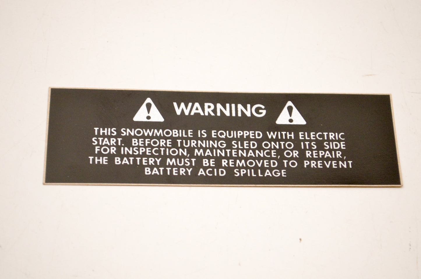 OEM Arctic Cat 0211-734 Warning Decal NOS