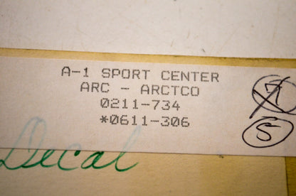 OEM Arctic Cat 0211-734 Warning Decal NOS