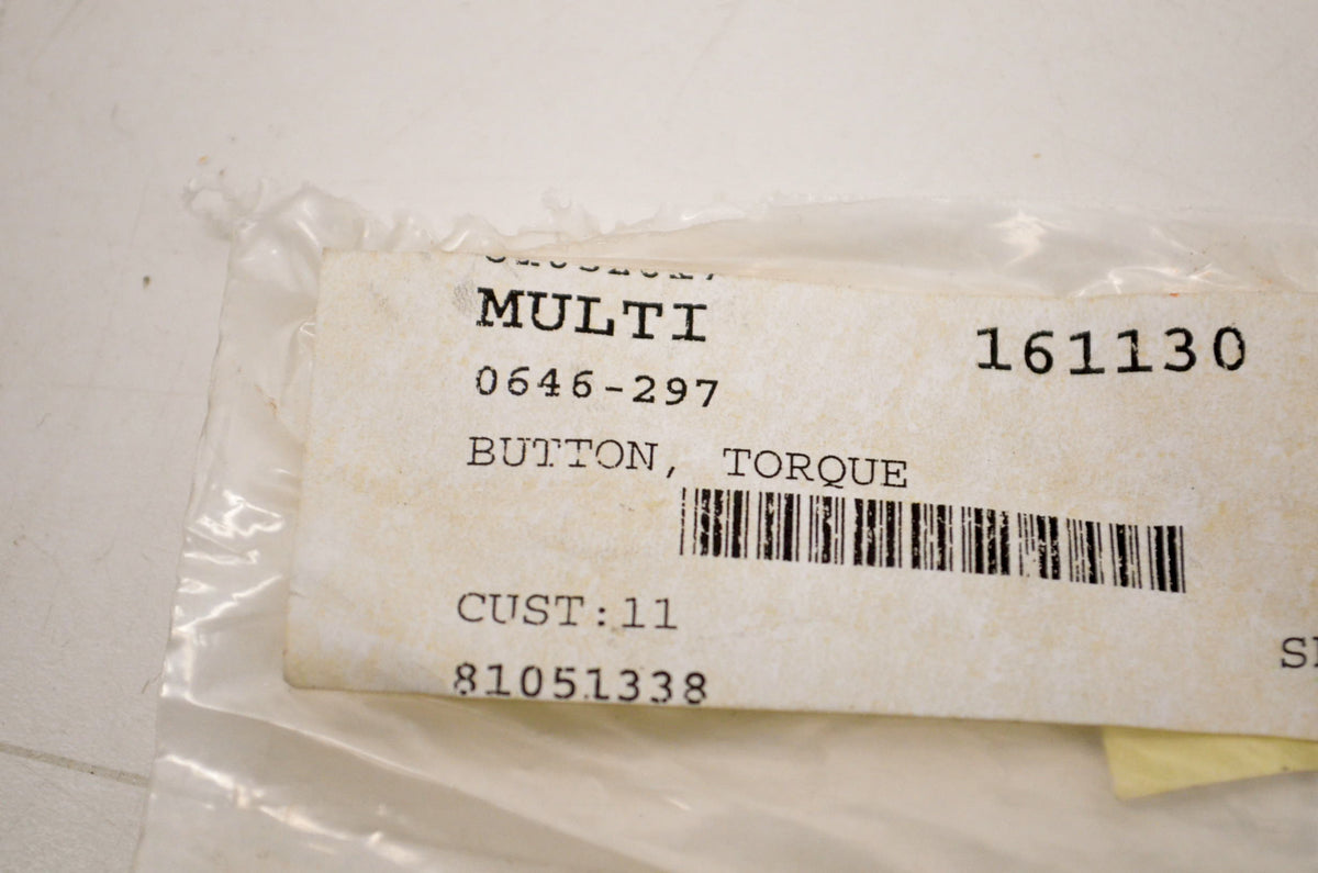 OEM Arctic Cat 0646-297 Torque Button NOS