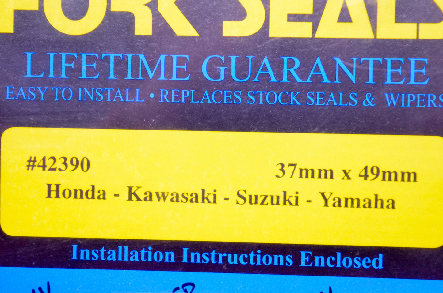 LeakProofSeals 42390 37mmx49mm Pro Wiper/Seal Kit NOS