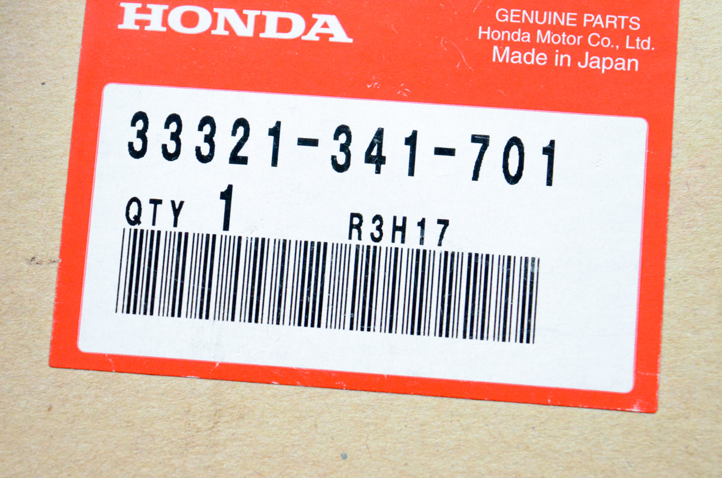 OEM Honda 33321-341-701 Headlight Bulb NOS