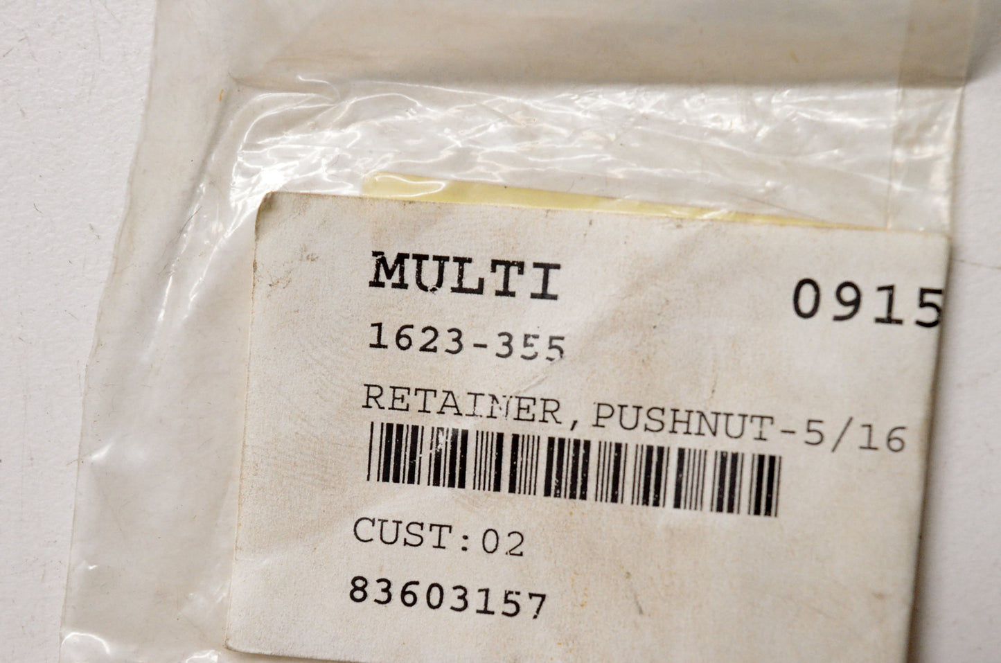 Arctic Cat 1623-355 5/16 Push Nut Retainer NOS