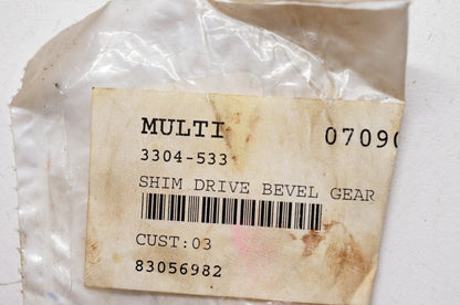 Arctic Cat 3304-533 Drive Bevel Gear I Shim NOS