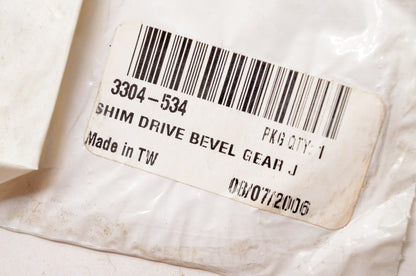 Arctic Cat 3304-534 Drive Bevel Gear J Shim NOS