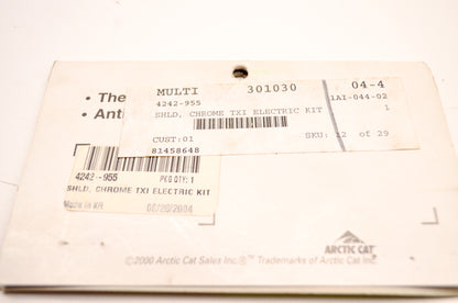 Oem Arctic Cat 4242-955 Electric Helmet Shield Kit Nos