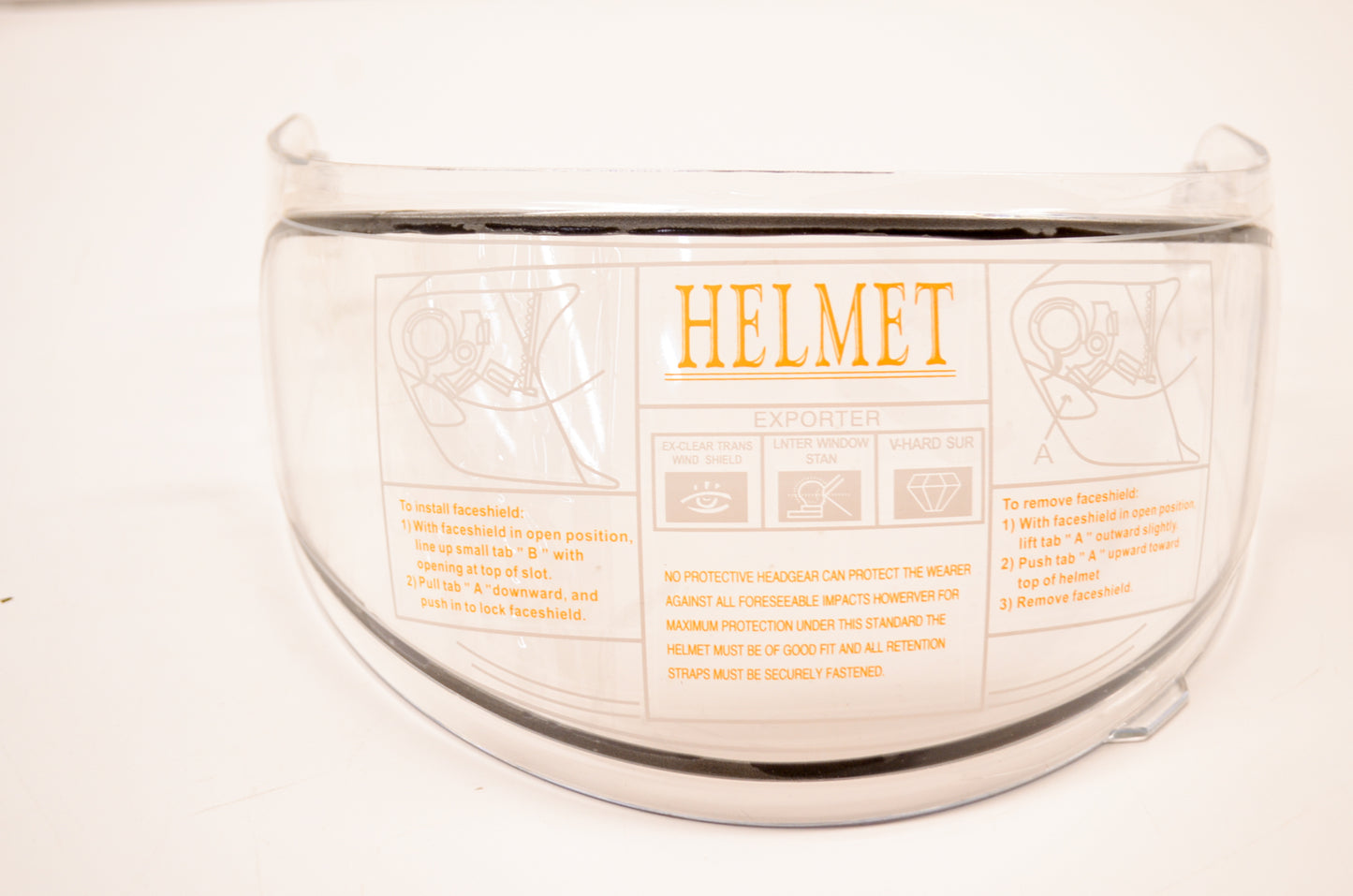 Afx 0130-0354 Helmet Shield Nos