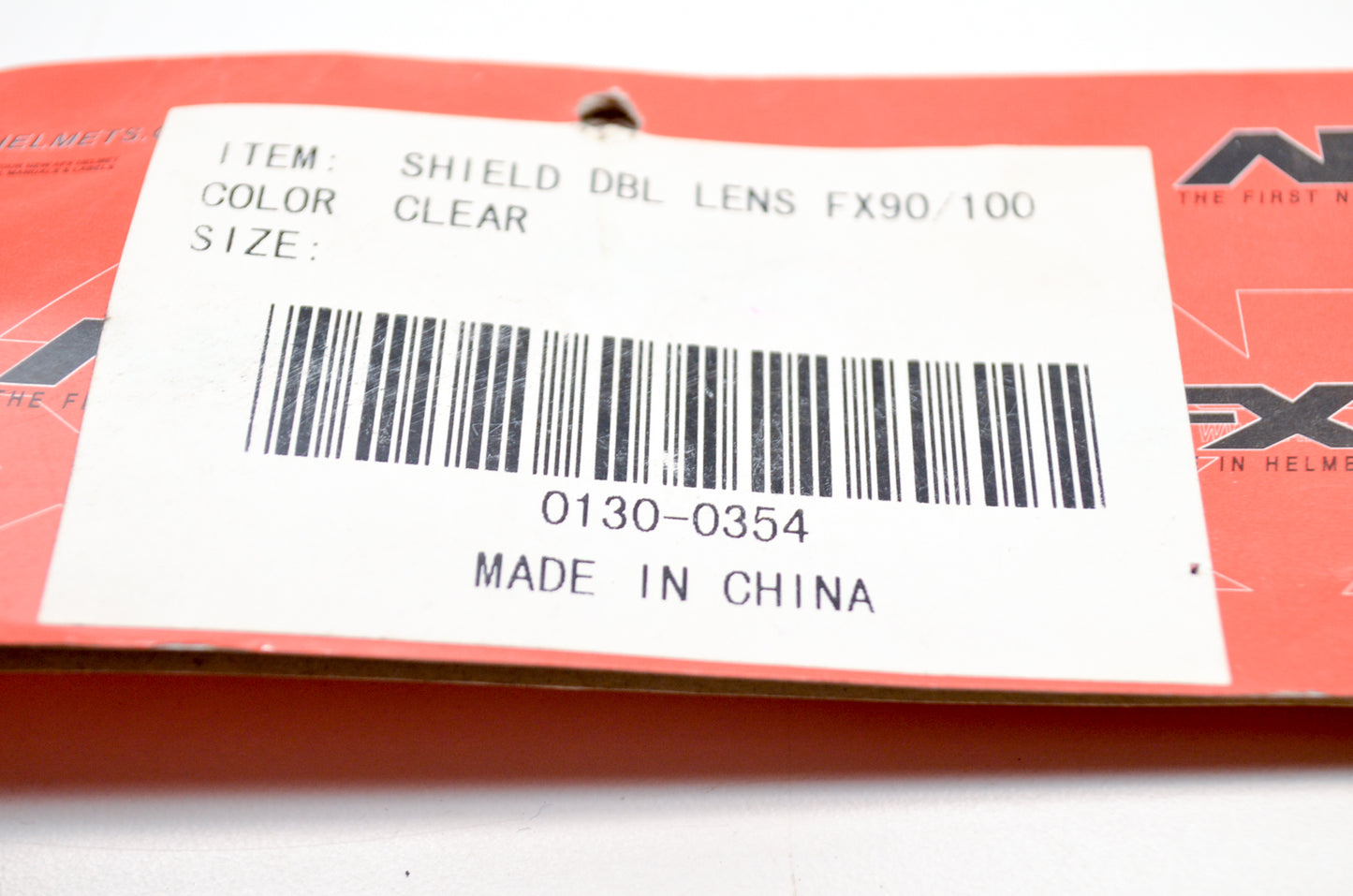 Afx 0130-0354 Helmet Shield Nos