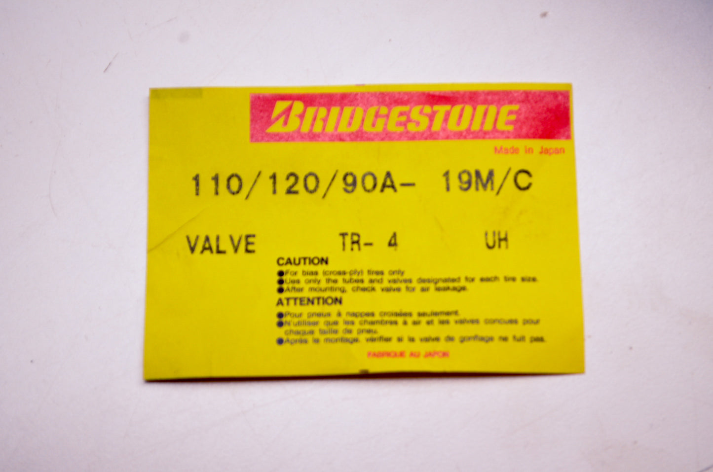 Bridgestone Btu6932 Tube Nos