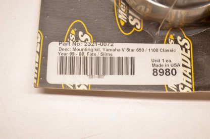 Memphis Shades 2321-0072 Windshield Mounting Kit Nos