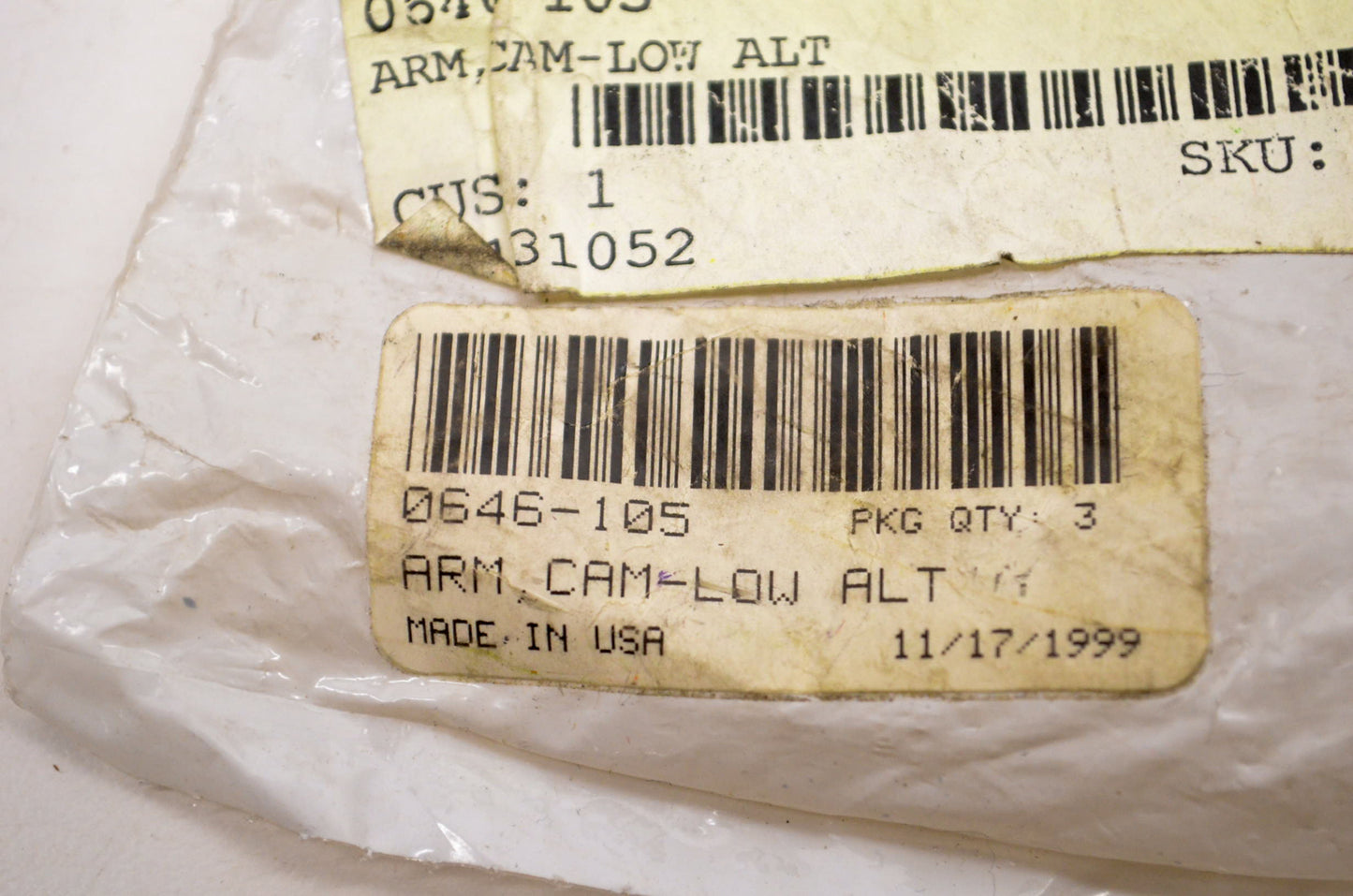OEM Arctic Cat 0646-105 Cam Arm 50.5 Grams NOS