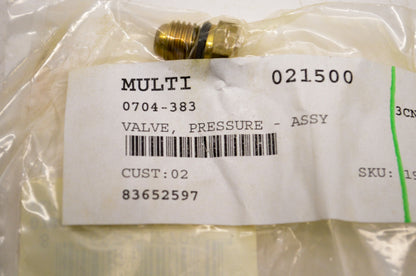 OEM Polaris 0724-383 Pressure Valve NOS