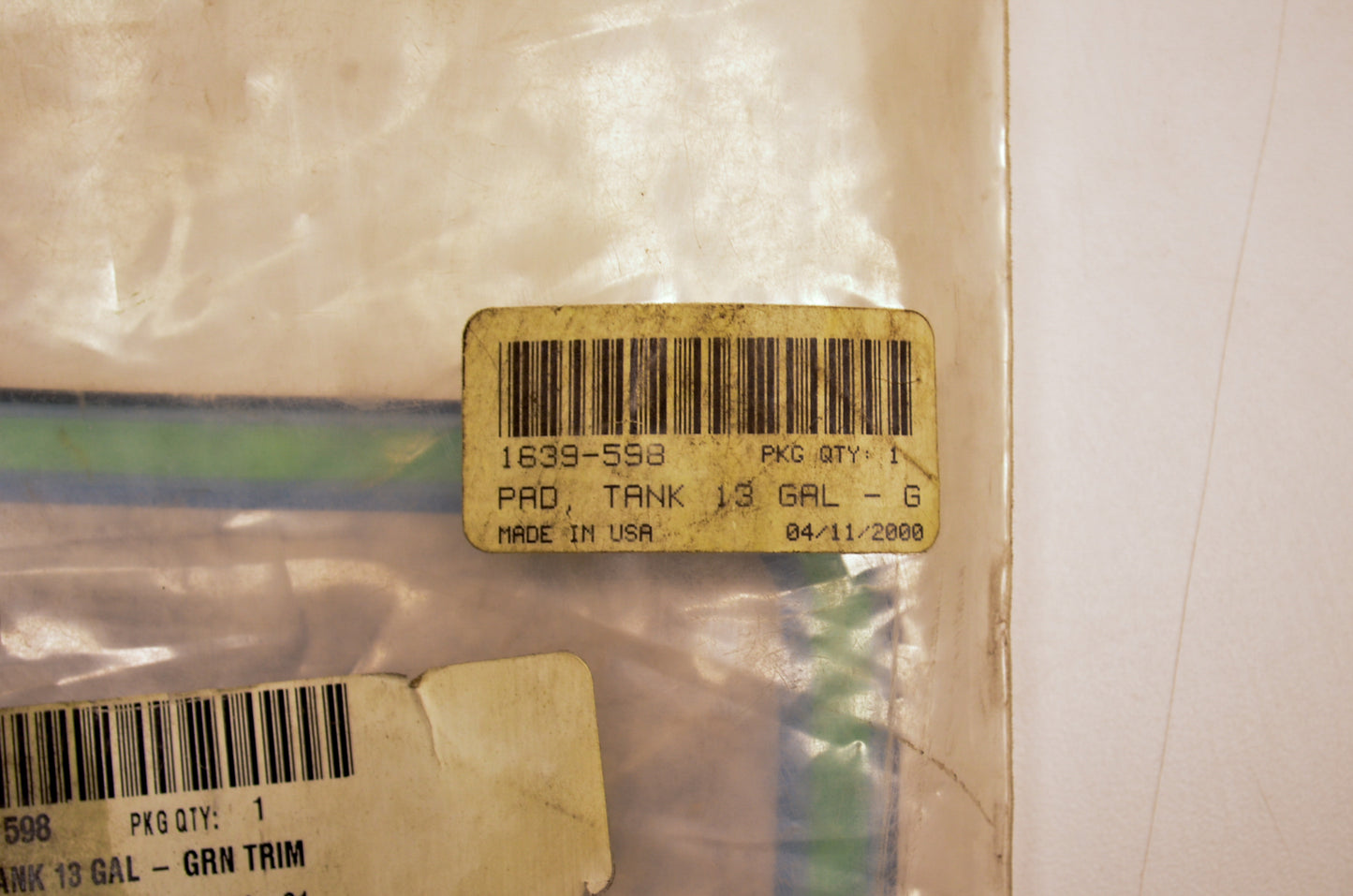 OEM Arctic Cat 1639-598 Gas Tank Pad Kit NOS