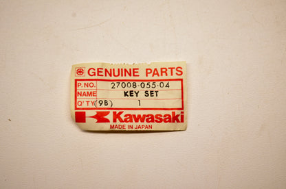 OEM Kawasaki 27008-055-04 Key Set Qty 2 NOS