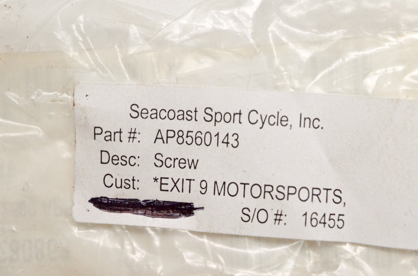 Aprilia AP8560143 Screw NOS