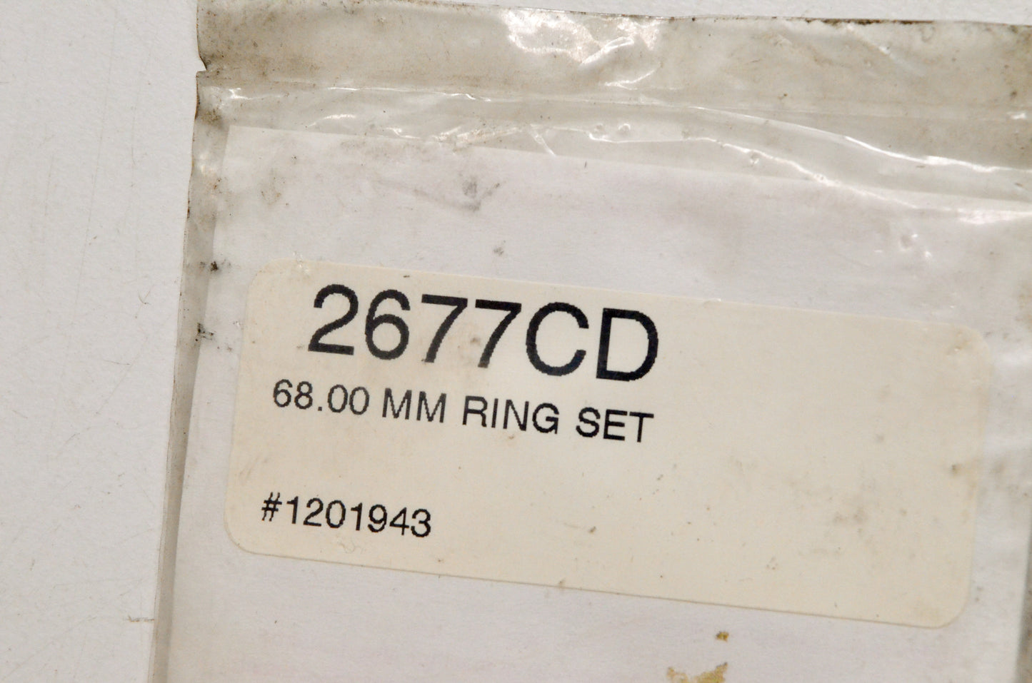 Wiseco 2677CD 68.00mm Piston Ring Set NOS
