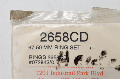 Wiseco 2658CD 67.50mm Piston Ring Set NOS