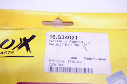 Prox S34021, XC34021 Friction Plate Set NOS