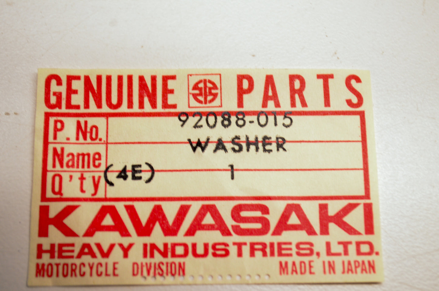 OEM Kawasaki 92088-015 Sprocket Lock Washer NOS