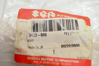OEM Suzuki 3423-849, 64871-07011 Rear Axle Nut NOS