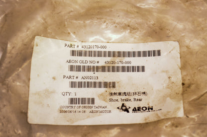 AEON 43120-170-000, AN02113 Brake Shoes Set NOS
