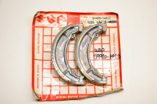 OEM SUZUKI 54400-14850 Brake Shoe Set NOS