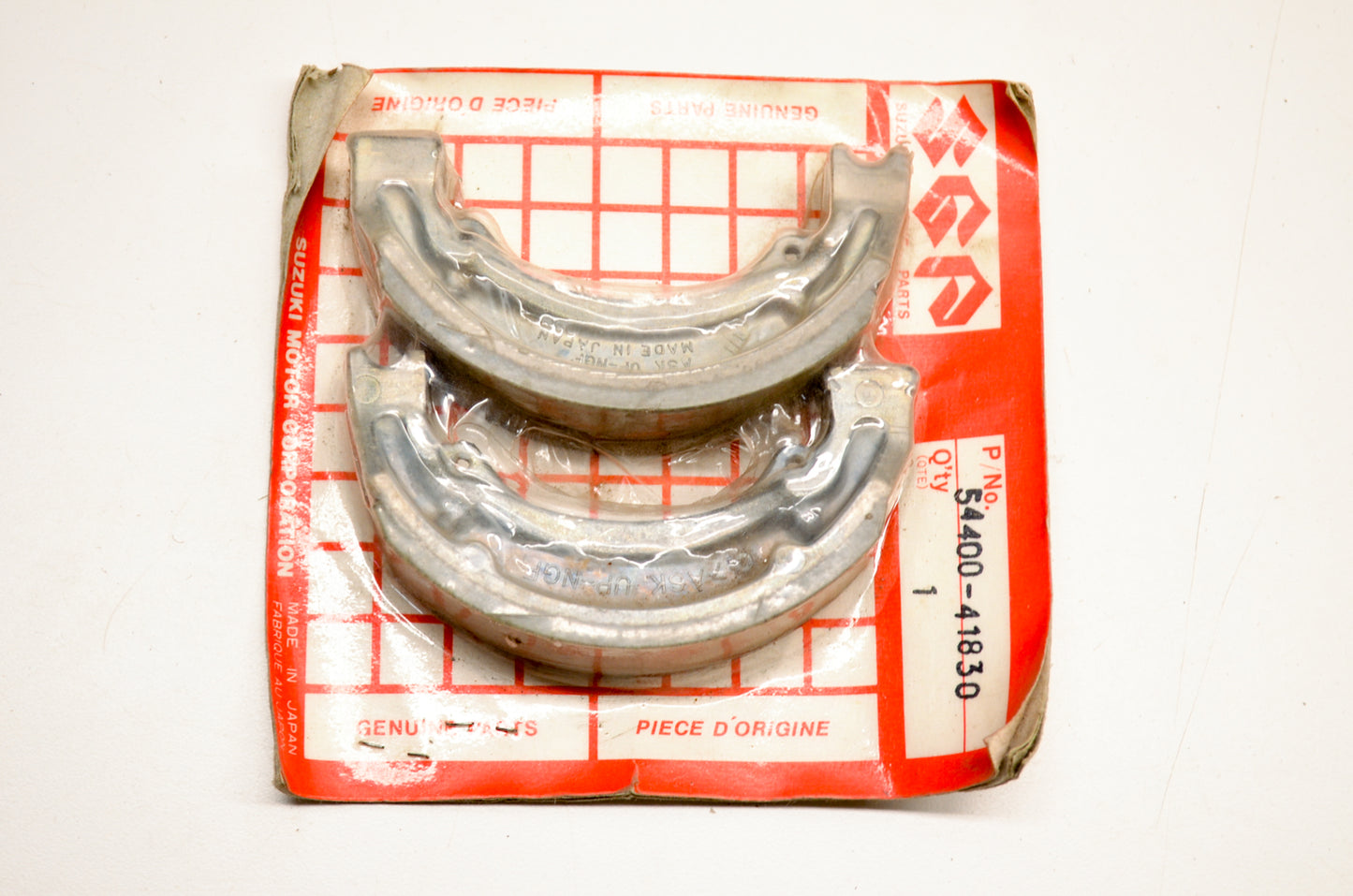OEM SUZUKI 54400-41830 Brake Shoe Set NOS