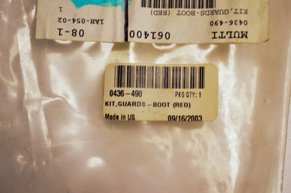 OEM Arctic Cat 0436-490 Boot Guard Kit NOS