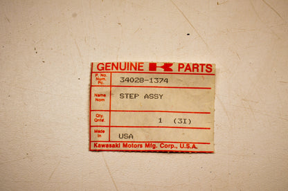 OEM KAWASAKI 34028-1374 Foot Board Step Assembly NOS