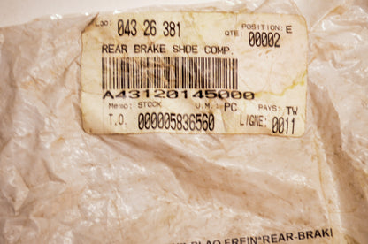 Aftermarket A43120145000 Brake Shoe Assembly NOS
