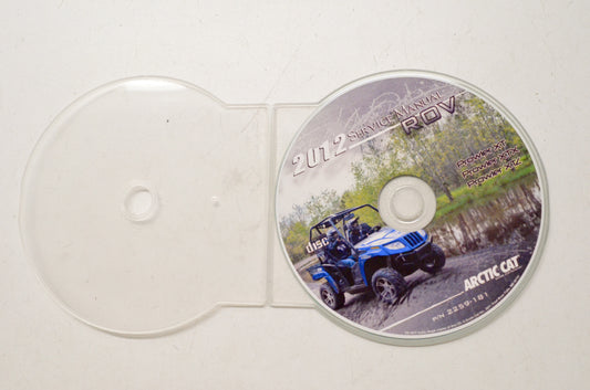 OEM Arctic Cat 2259-181 2012 ROV Prowler XT/XTX/XTZ Service Manual CD