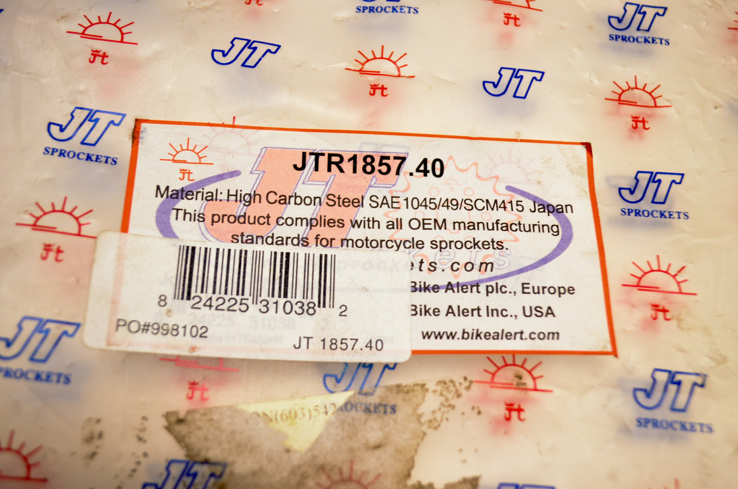 JT SPROCKETS JTR1857.40 Sprocket NOS