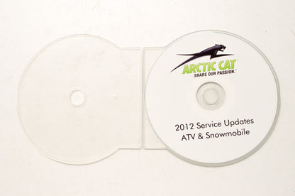 OEM Arctic Cat 2012 Service Updates ATV & Snowmobile CD